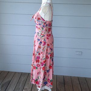 yumi kim julia silk midi dress